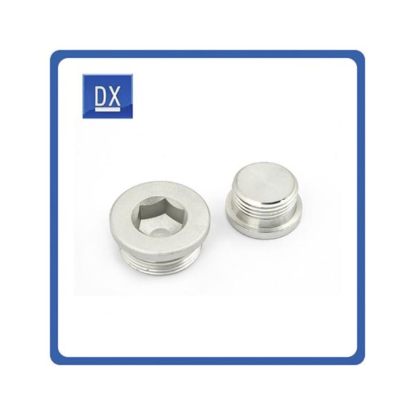 Flange Magnetic Drain Plug Hex 3/4 Thread Stainless Steel Plug