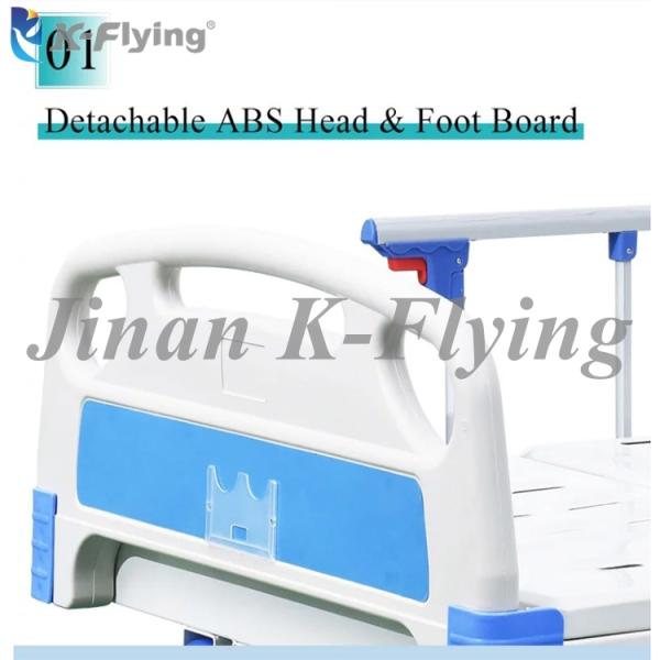 Portable ABS Steel Flat Patient Hospital Nursing Bed 250kg Loading