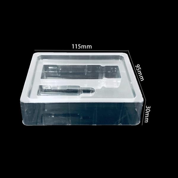 Embalagem PET Blister Producida Placa de inserção para Kit de Cuidados da Pele em Material Plástico