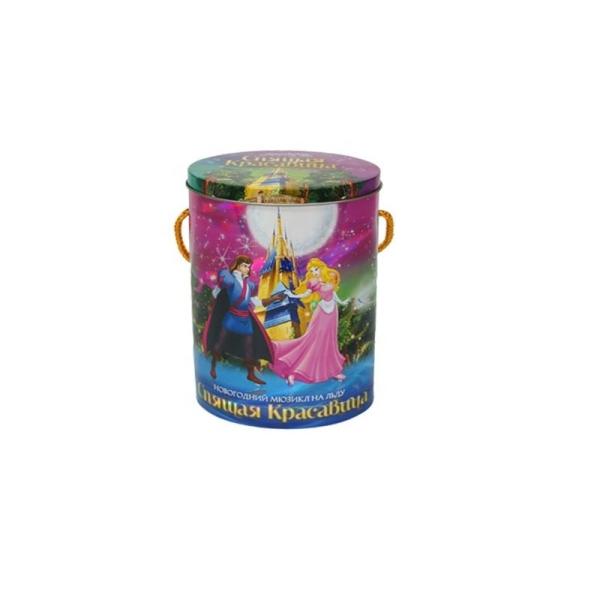 DADI Custom Tea Tin Box Laser Printing Food Grade Tinplate Can Oval Shape 130x90x180mm
