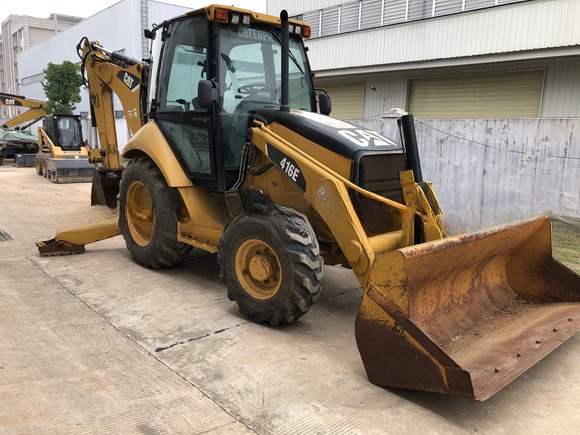 6792 10200 kg Peso de la máquina Caterpillar 416E Cargador de retroexcavadora 162 kw Original Ahora