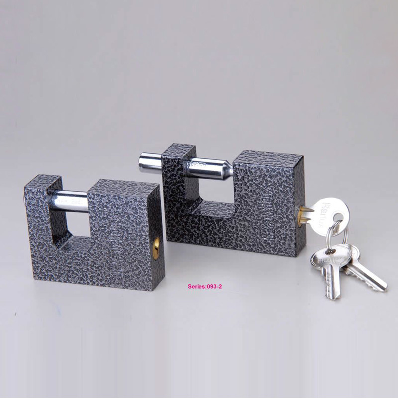 PLASTIC PAINTED RECTANGULAR PADLOCK