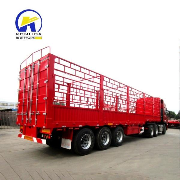13000x2500x3900mm 2 Axles 3 Axle Top Open Box Cargo Trailer for After-sales Service