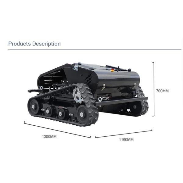 23hp Gasoline Engine Remote Control Lawn Mower Grass Cutter Power 1800W