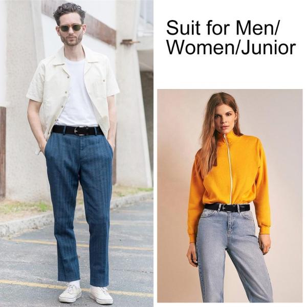 Dressing 115cm Fabric Elastic Belt Wide Golf 3.4cm Stretch Women Braided Woven