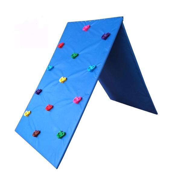 Outdoor Toddler Rock Climbing Wall / Backyard Rock Climbing Wall With Horizontal Bar