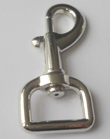 wholesale zinc alloy dog swivel hook/metal snap hook/dog leash hook