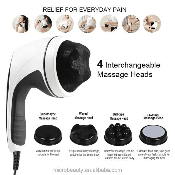 Multifunctional Neck Massage Gun Handheld Body Shaping Vibrating Cellulitis Massager