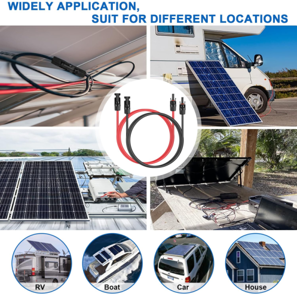 2.5mm2 Solar Extension Cable PV1-F 1000V DC Photovoltaic Wire For Inverter