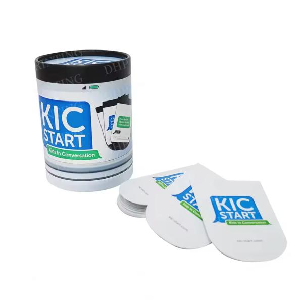 High Contrast Baby Flashcards Custom Visual Stimulation Learning Activity Cards Round Box