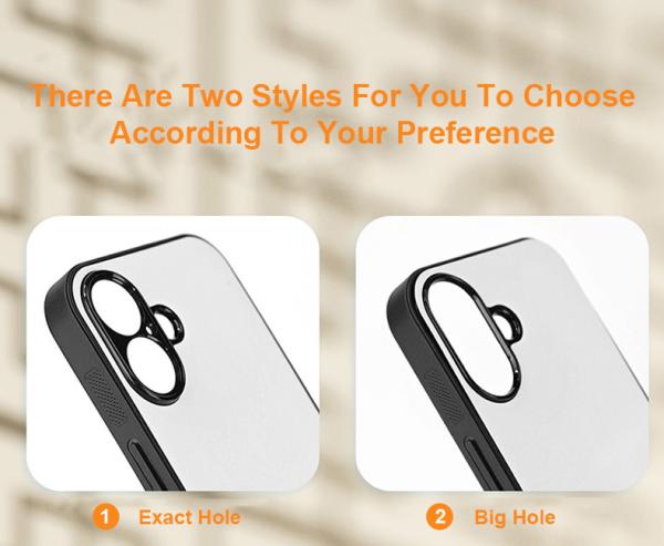 TPU Rubber Edge Phone Case Black / White / Transparent Cell Phone Sublimation Blanks