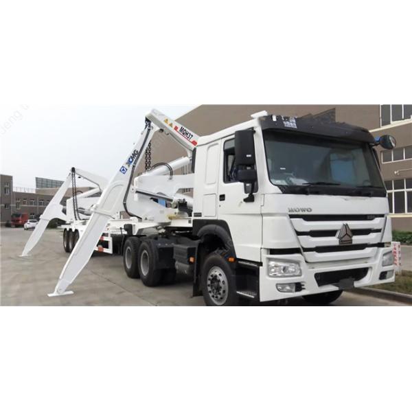 40ft Side Loader Trailer Italian Hydraulic System 40000 Kilograms Lifting Capacity