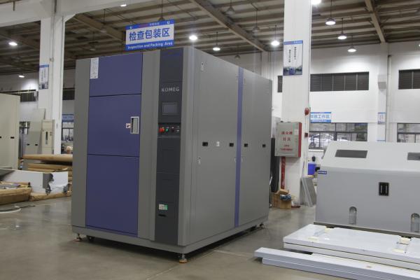 High Temp Climatic Test Chamber 150L 3 Zone Thermal Shock Chamber 7 LCD Toch Panel