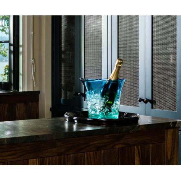 Сжатые металлические сетки Кабинет вставка для дверей Антикварный латунь