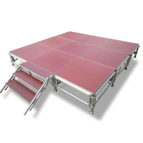 3 Floors GF Truss 1.22*1.22m Mobile Aluminum Floor Truss With Adjustable Legs