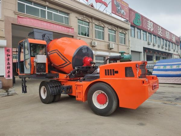 Fast Delivery Concrete Mixer Truck 2 Cubic Concrete Mixer Self Loading Cement Mixer Truck