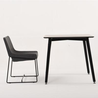 Metal Tube Small Space Round Center Table For Living Room And Dining Room