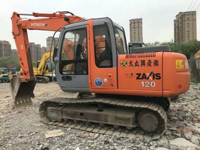 Máquina escavadora de 12 toneladas de Hitachi de 2013 anos, máquina escavadora de Hitachi Zx120 da segunda mão