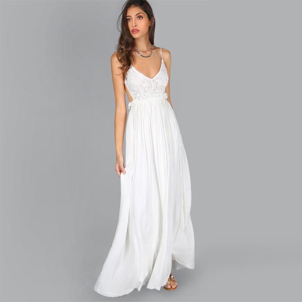 Греческая богиня в - одеяние лета платья вязания крючком шеи макси