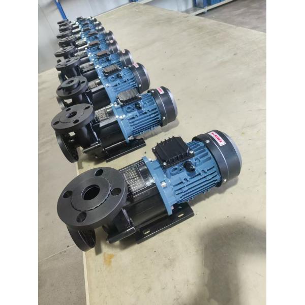 1/2 de 3 pulgadas de conexión tamaño de acero inoxidable bomba de accionamiento magnético en azul para alta temperatura