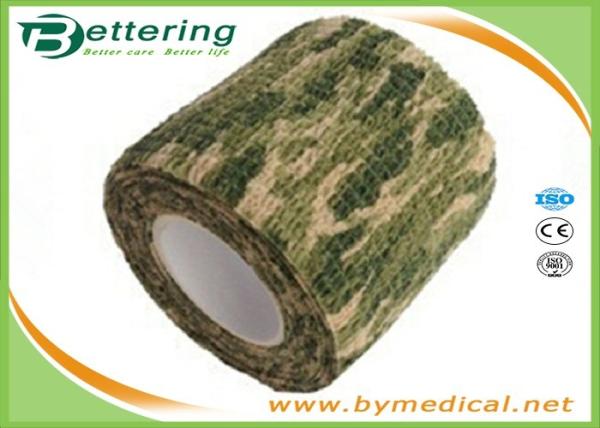 Camouflage Non Woven Self Adhesive Elastic Bandage For Army Camping Hunting