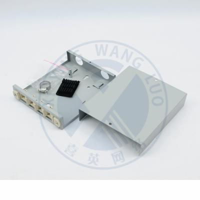 Mini Wall Outlet FTTx 4 core fiber optic termination wall box FC SC ST LC