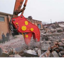 Steel Recycling Caterpillar Excavator Attachments Wide Forceps Mouth
