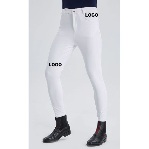 Men's Four Seasons Professional Competition Equestrian Breeches OEM Custom Riding Pants