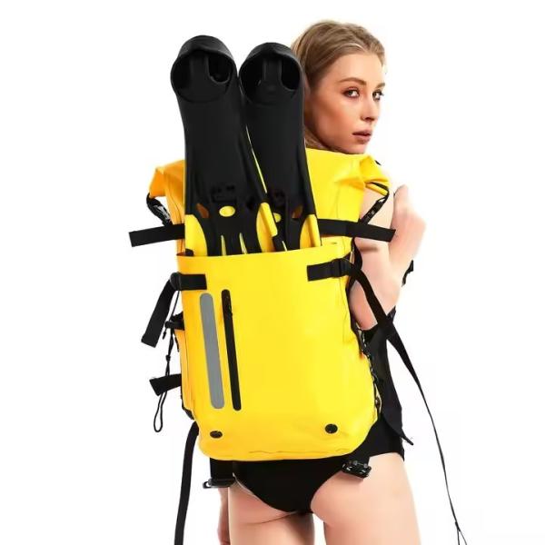 30L PVC Rianproof Free Diving Backpack For Swimming Snorkeling Fishing