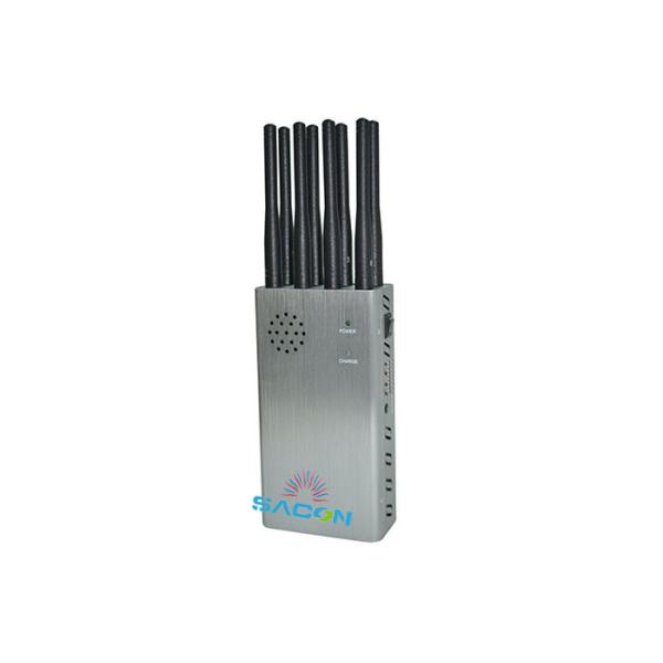 8W High Power GPS Jammer and Cell Phone Blocker with 8 Bands and 30m Range