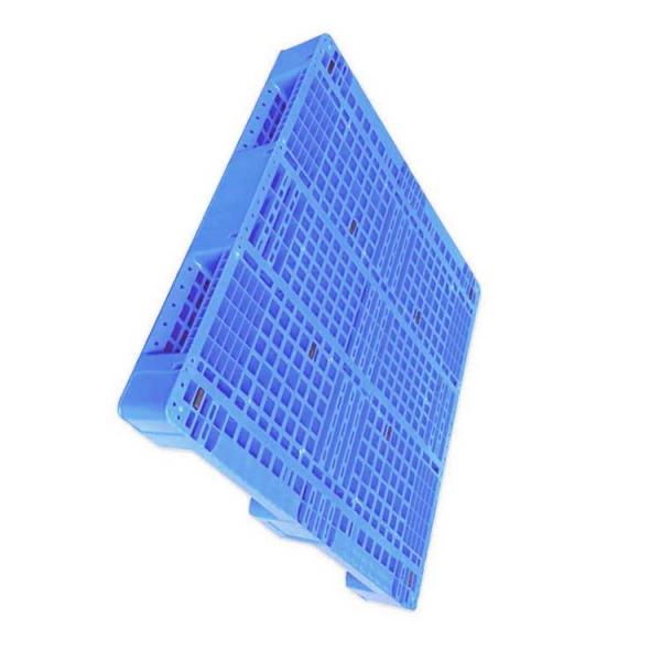 Stackable 43x43' Blue 5511lbs PE Plastic Pallet Heavy Duty For Warehouse