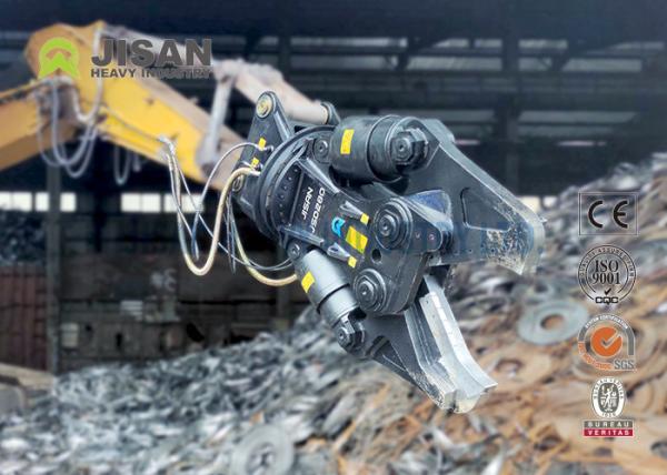 Máquina de corte de aço de Shear Crocodile Hydraulic da máquina escavadora dobro do cilindro do óleo