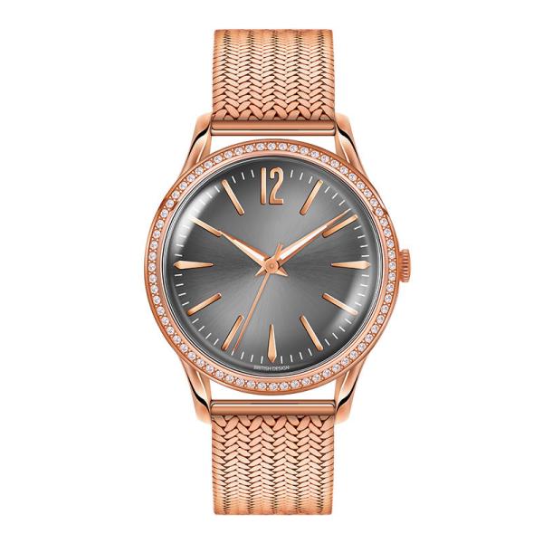 Women's Jewelry watch Customized Stainless Steel Fashion Mesh Band Wrist Watch