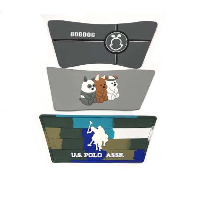 Etiqueta material do PVC dos homens superior para a fatura do deslizador