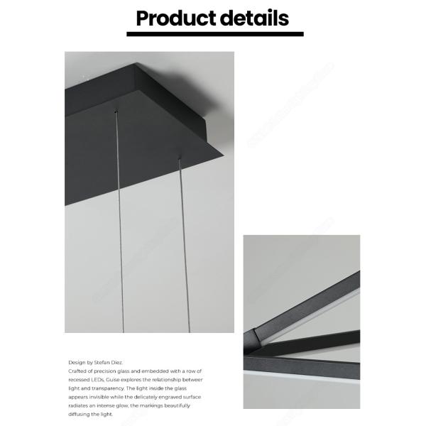 Minimalist Chandelier Designer Modern Creative Nordic Geometric Art Decor Chandelier(WH-MI-451)