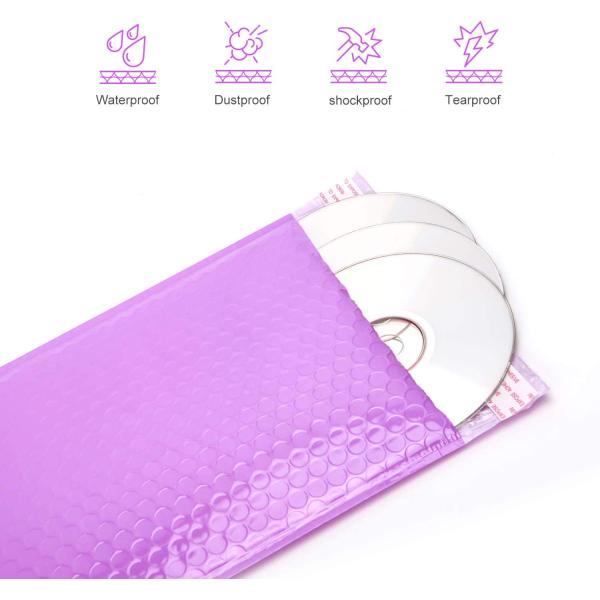 TSCX Plastic Packaging Bags Bubble Wrapp Mailer Packing Supplies with Bubbles Bubble Mailer Purple