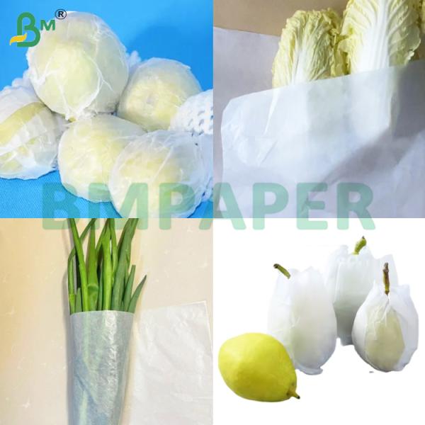 20gsm MG Bleached Kraft Machine Glazed Fruit Wrapping Paper Rolls