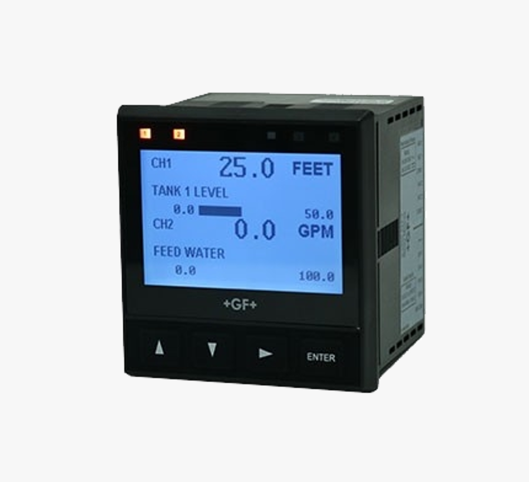Dual Channel Water Transmitter with Dual 4-20 mA Outputs NEMA 4X Enclosure and USB Upgradable