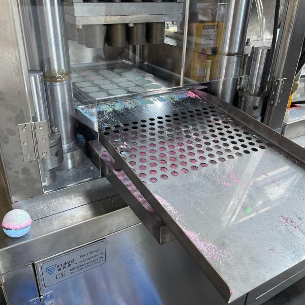 Automatic Hydraulic press Bath Bomb Balls making Machine 45TON shape and size make as customer design