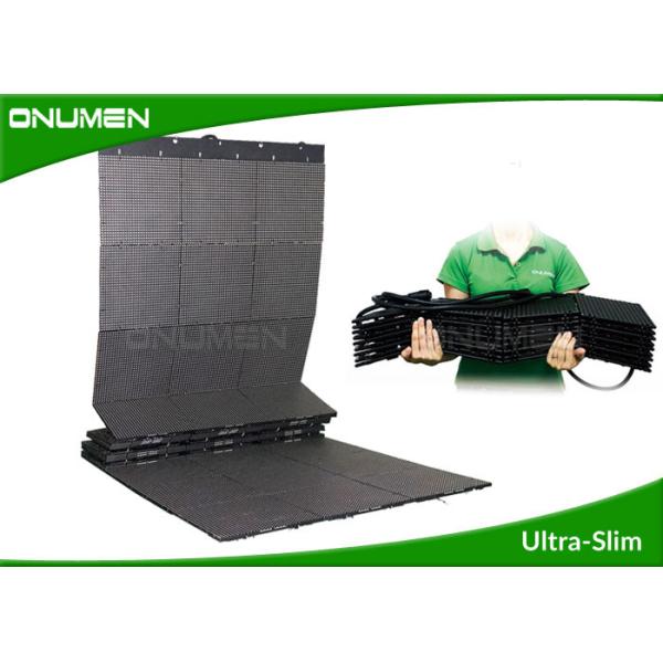3528 SMD Outdoor P10 LED Display Screen Rental 12Kg / Sqm With Folding Modules