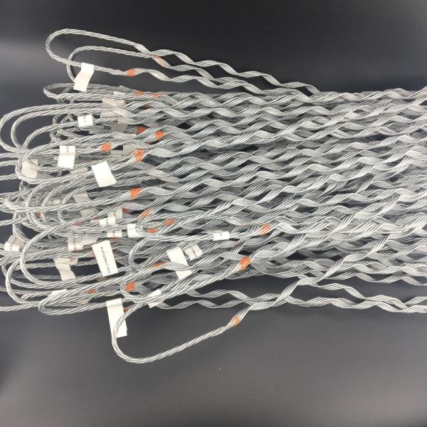 Overhead Line Preformed Armor Rods , FTTH Fiber Optic ADSS Suspension Clamp