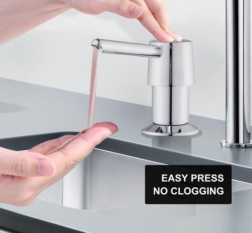 Commercial SUS304 Kitchen Sink Soap Dispenser Pump Sink Mounted Soap Dispenser 250ml