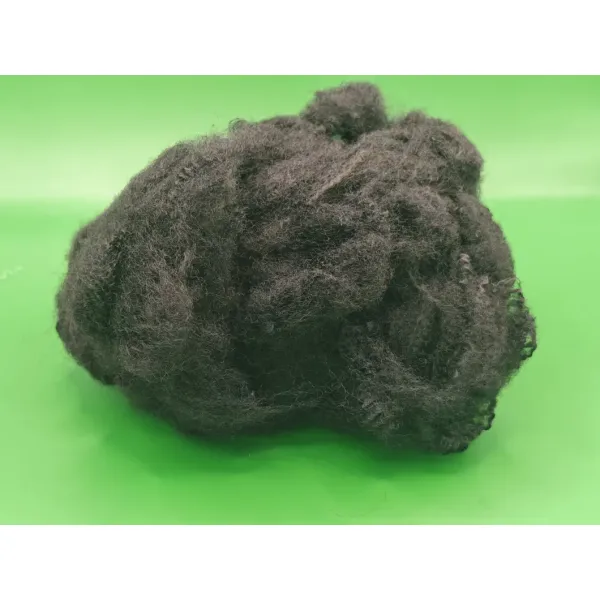 Non Siliconized Black Polyester Fiber for Geotextile and Shoe Interlining