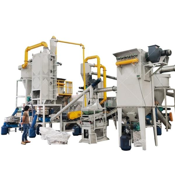 Linha de produção de reciclagem de baterias de lítio de 300 kg/h Máquina de reciclagem de resíduos ecológicos