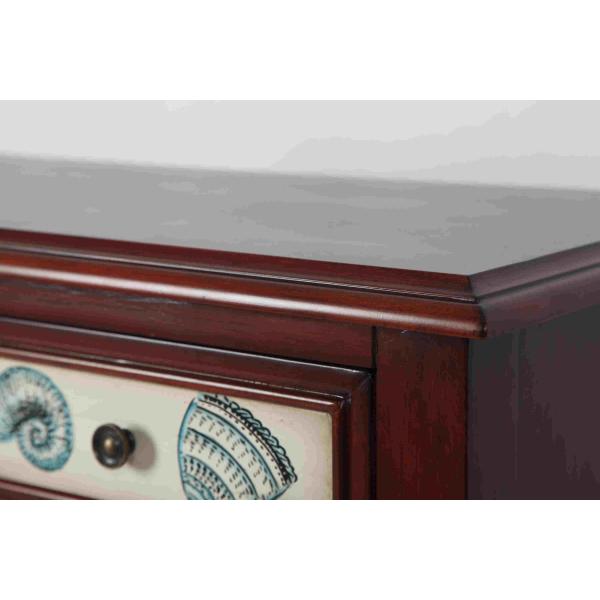 Walnut Office / Home Storage Cabinets With Doors Soild Wood L81*W38.5*H91CM