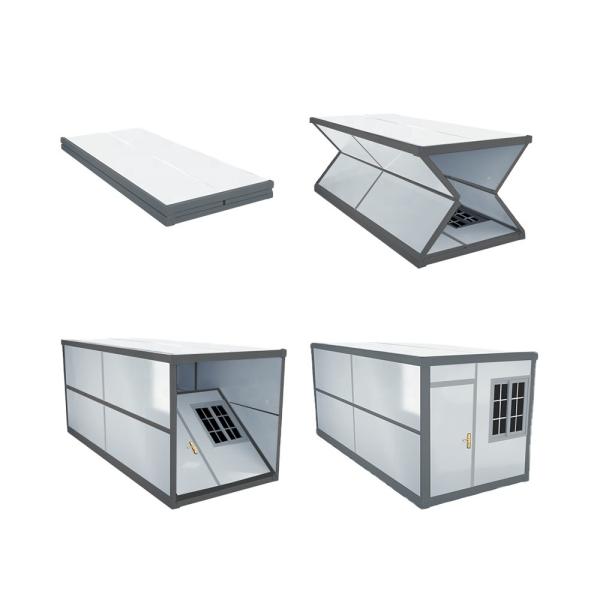 Easy Installation Folding Container House Customized Fold Up Container Homes