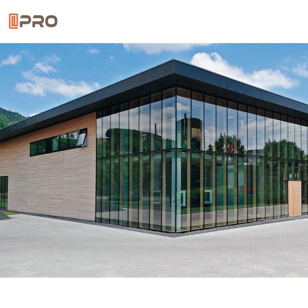 Customized Aluminum Curtain Wall Insulated Glass Exterior Building Spider System