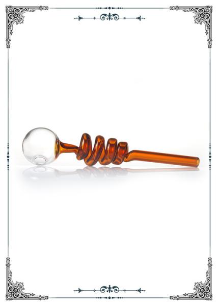 Glass Oil Burners  Mini Smoking Pipes Water Bong 1.5cm Diameter Ball Balancer