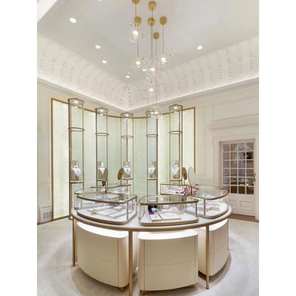 Versatile Luxury Jewelry Counter Showcase Countertop Display Case Anti Rust