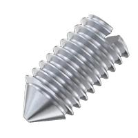 Des vis personnalisées en acier inoxydable DIN551 Grub Screw avec tête en fente et point de cône dans le système de mesure métrique